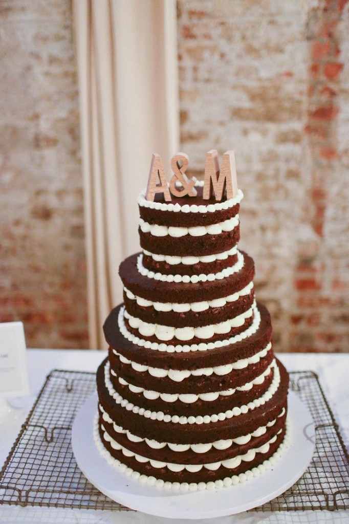 chocolate naked cake - Amanda Douglas Events