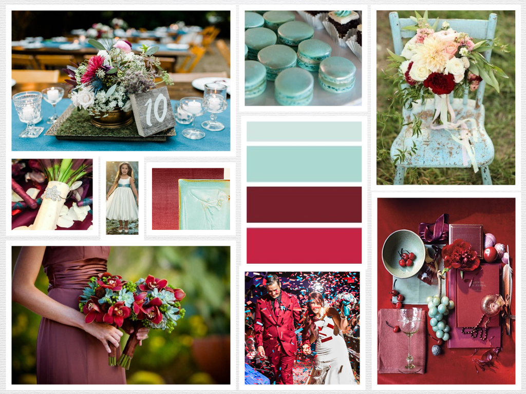 Marsala Inspiration Board - Amanda Douglas Events