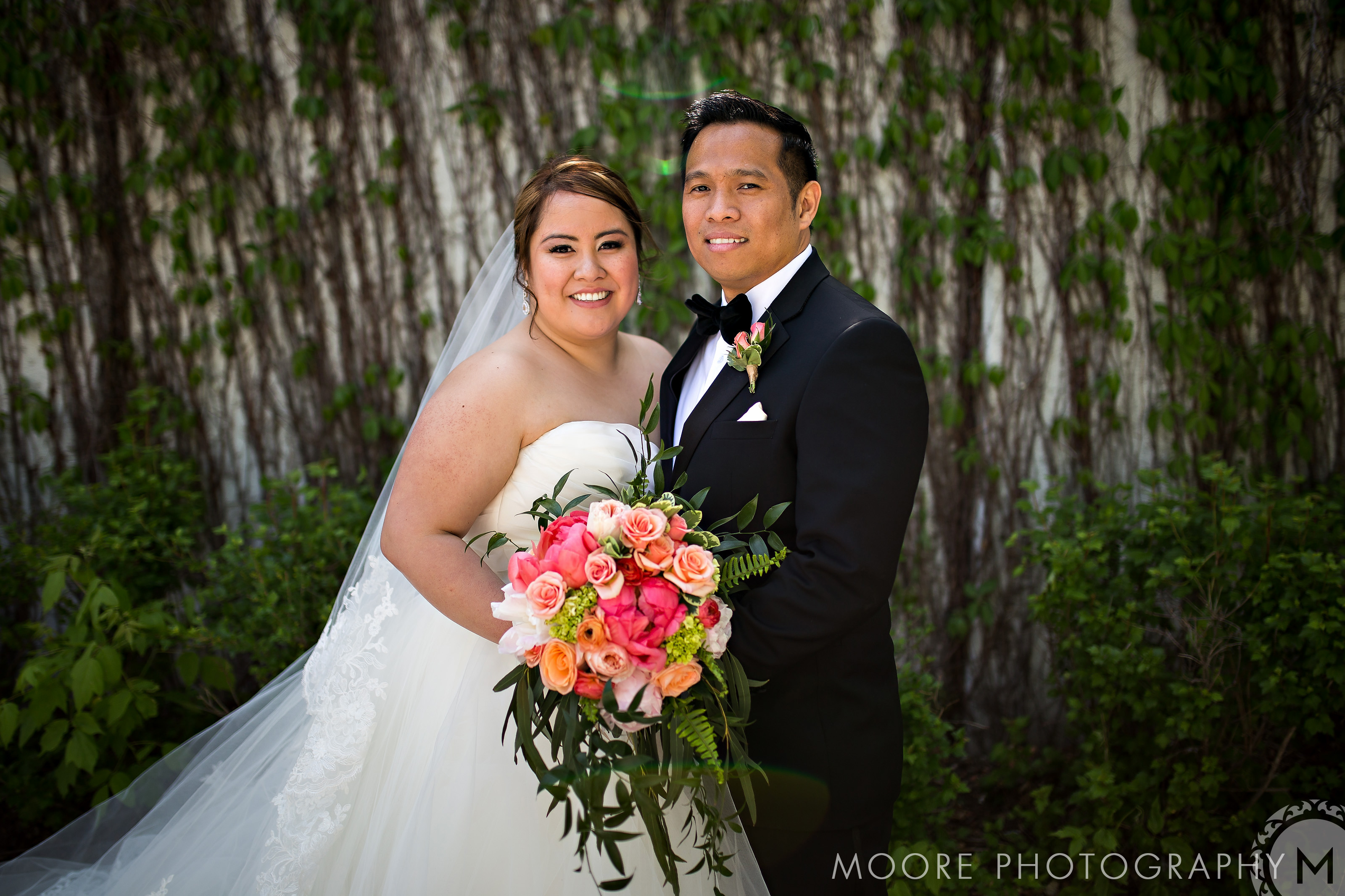 Bright Sparkly Summer Wedding - Bride & Groom