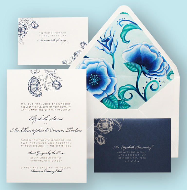 Lined Envelope Invitation