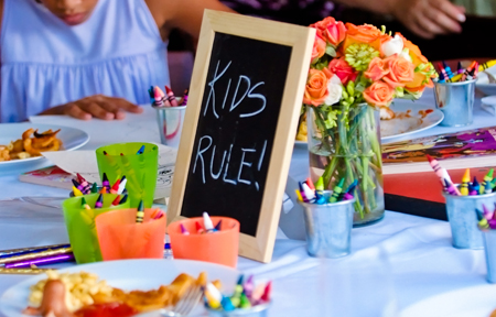 Kids table - Amanda Douglas Events