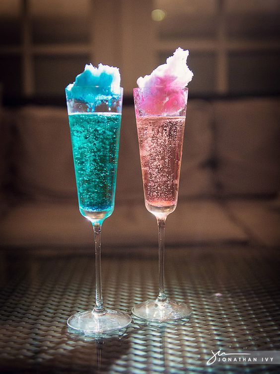 Cotton Candy Signature Drink - Amanda Douglas Events