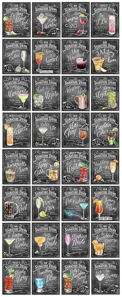 Signature Drinks - Amanda Douglas Events 