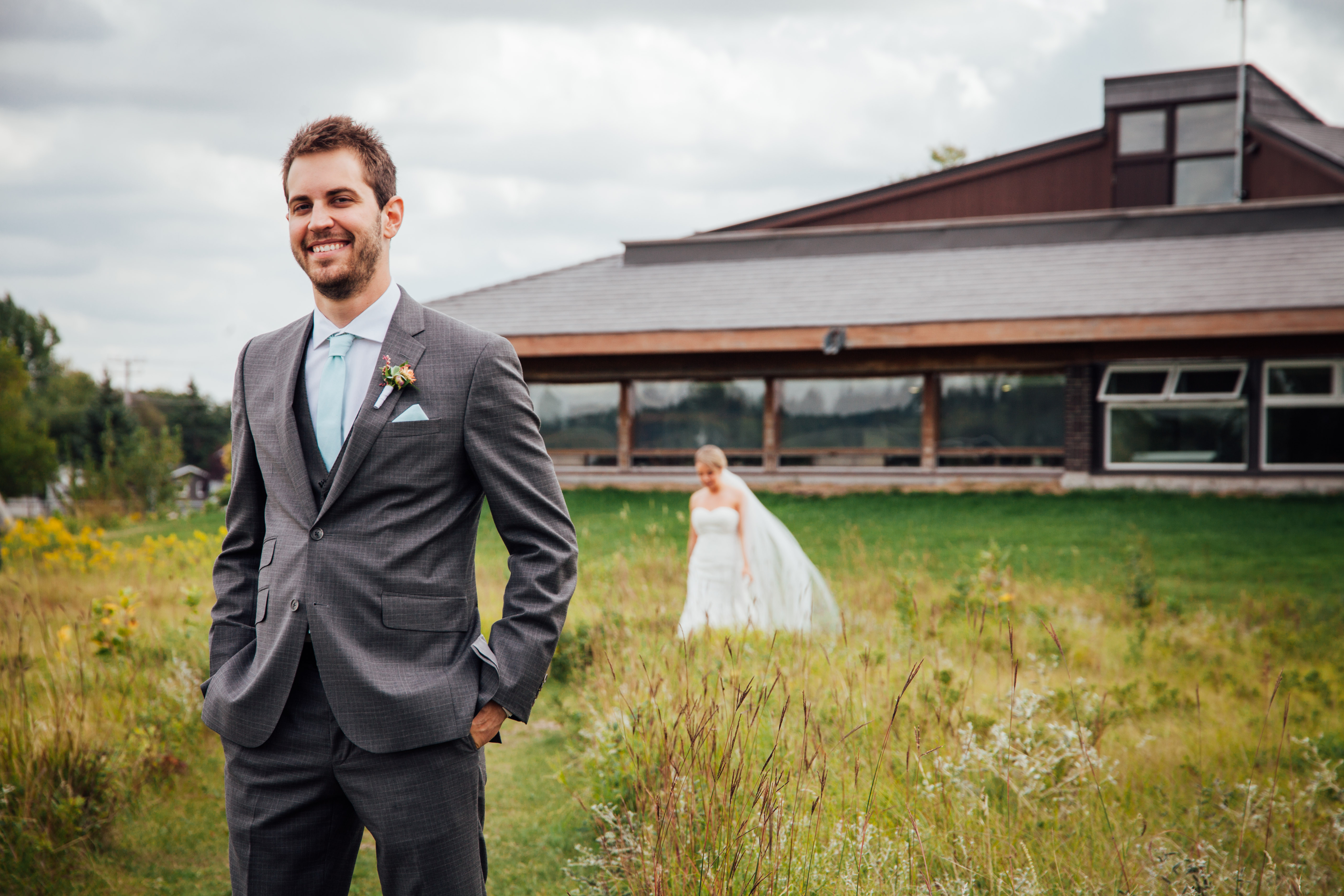 Qualico Family Centre Wedding - first look