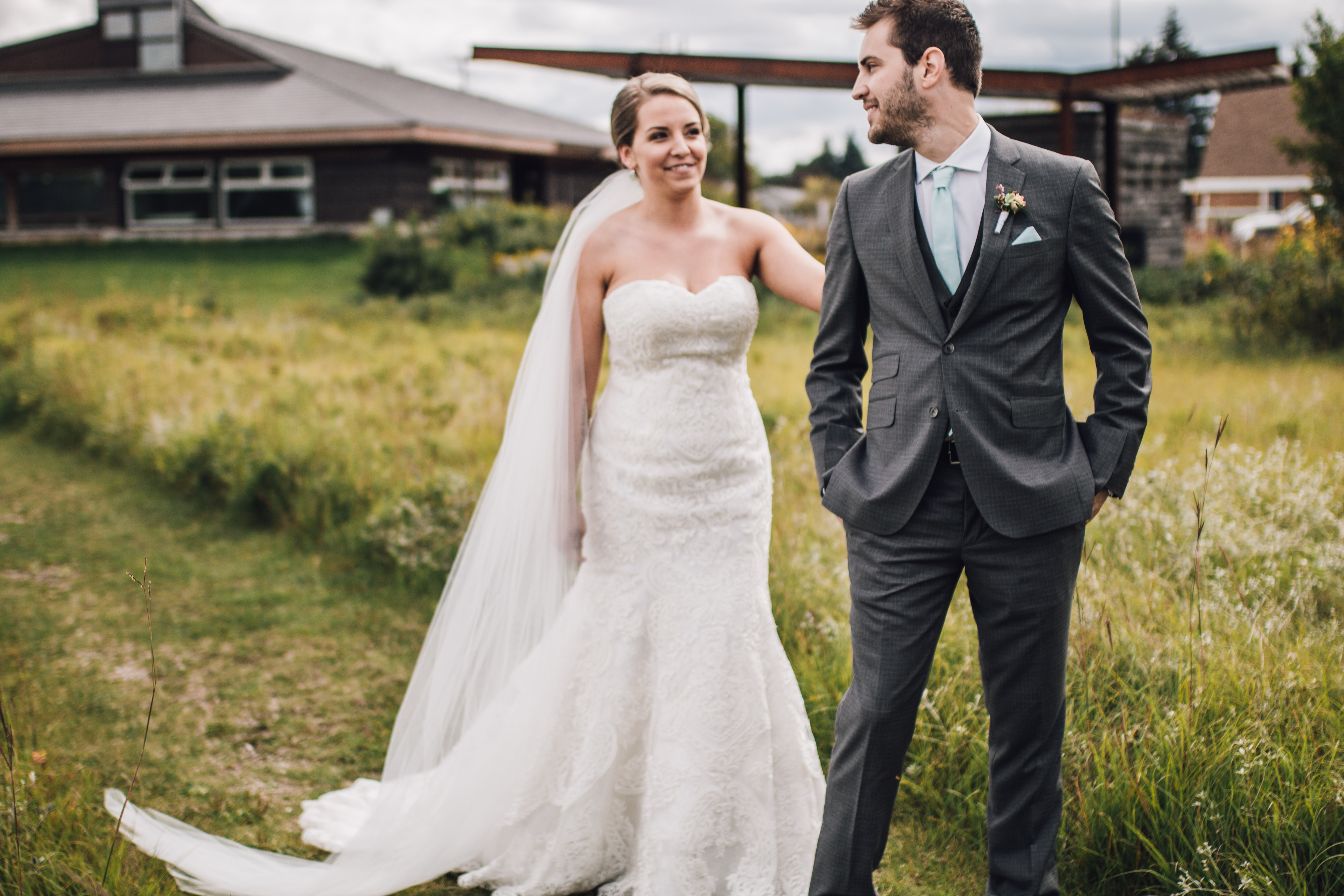 Qualico Family Centre Wedding - first look