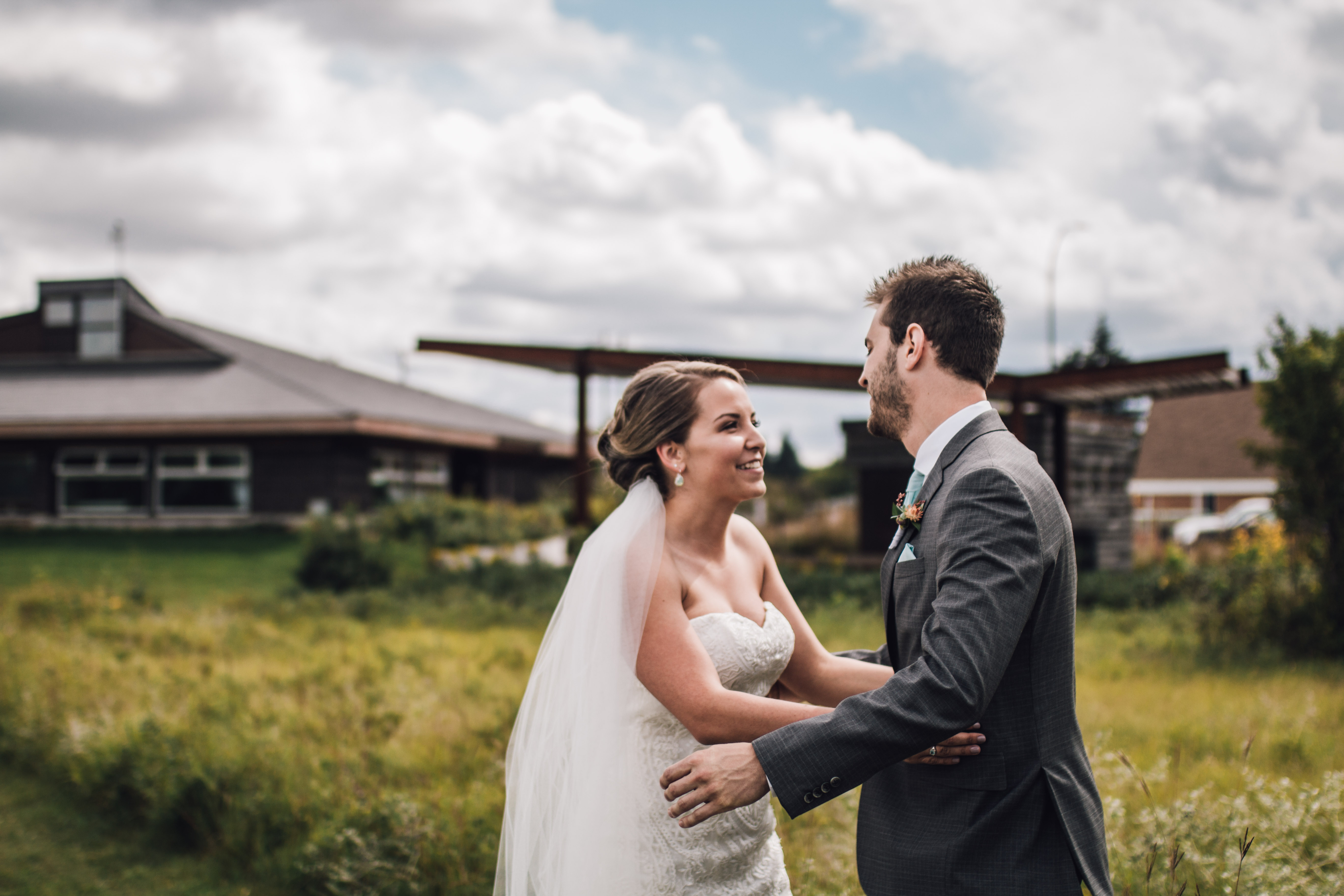 Qualico Family Centre Wedding - first look