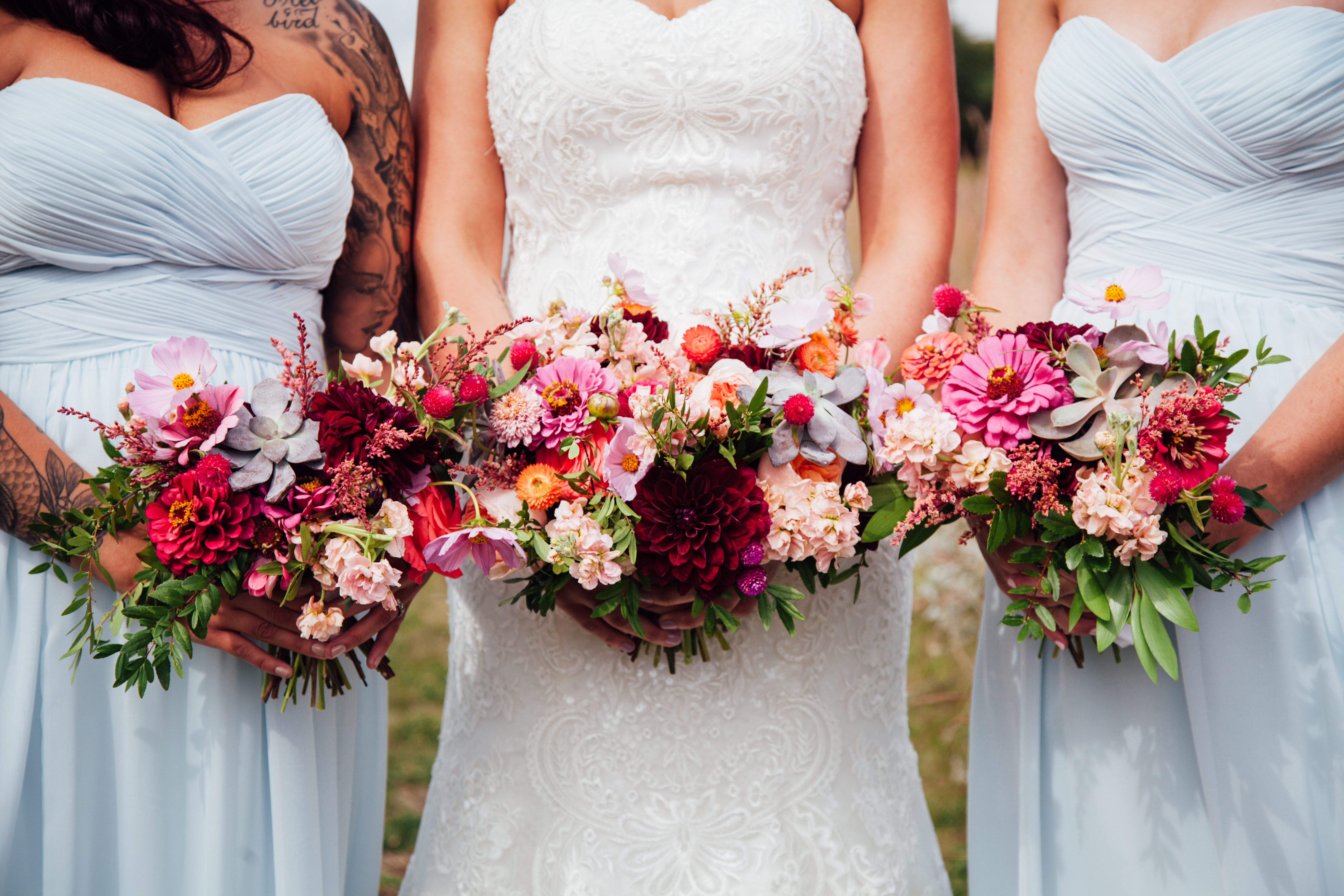 Qualico Family Centre Wedding - bouquets