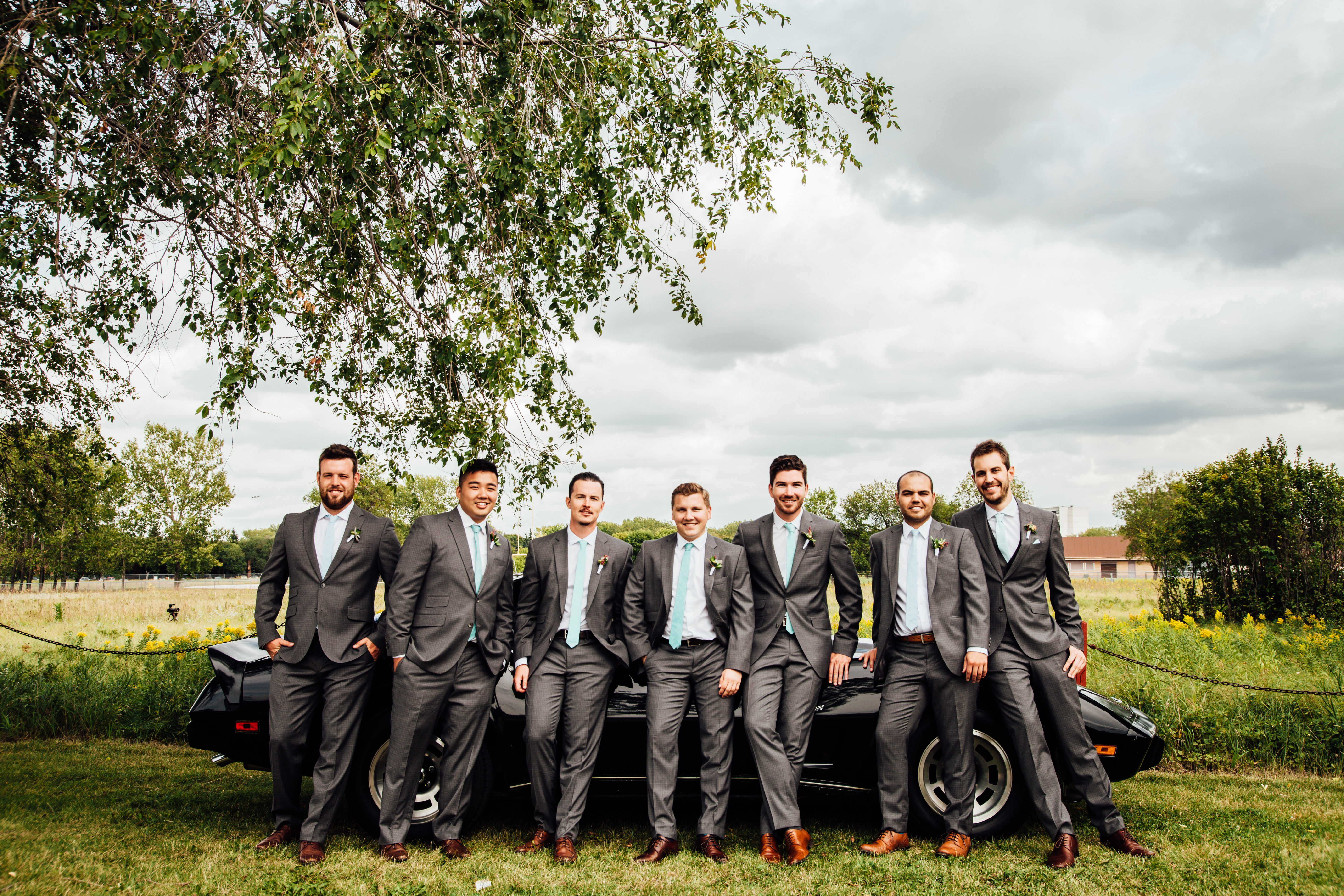 Qualico Family Centre Wedding - groomsmen