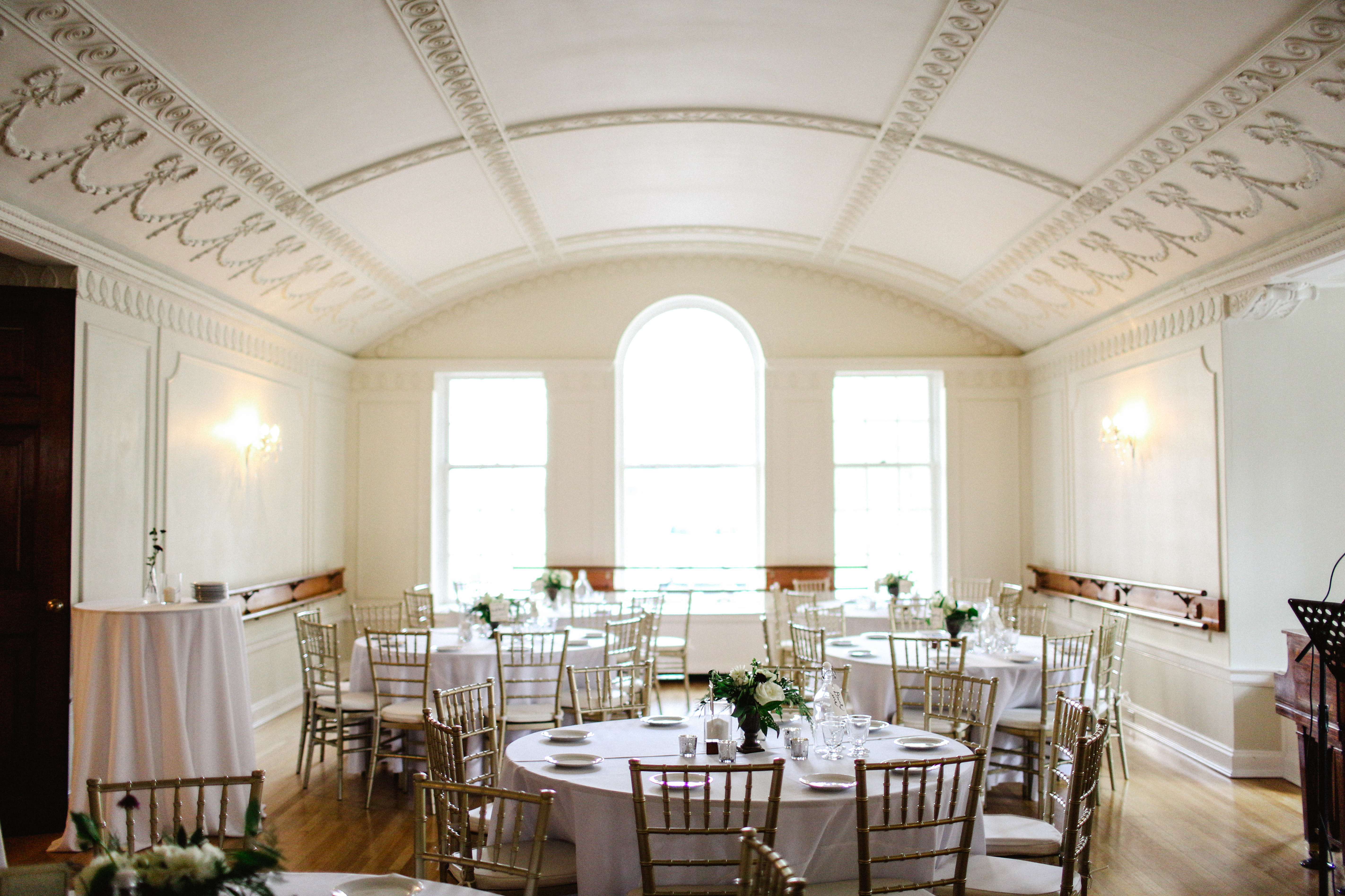 Reception set up - Mansion Wedding - Amanda Douglas Events