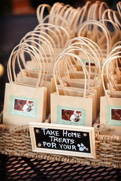 pet themed party favours - Amanda Douglas Events