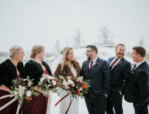 Brittany & JJ’s Stonewall Quarry Winter Wedding