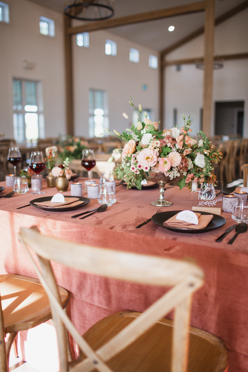 Pink table - Amanda Douglas Events