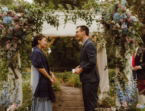 Abby & Matt’s Garden Picnic Wedding